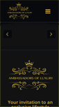 Mobile Screenshot of ambassadorsofluxury.com
